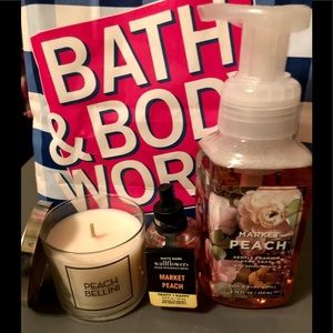 Market peach and peach bellini set